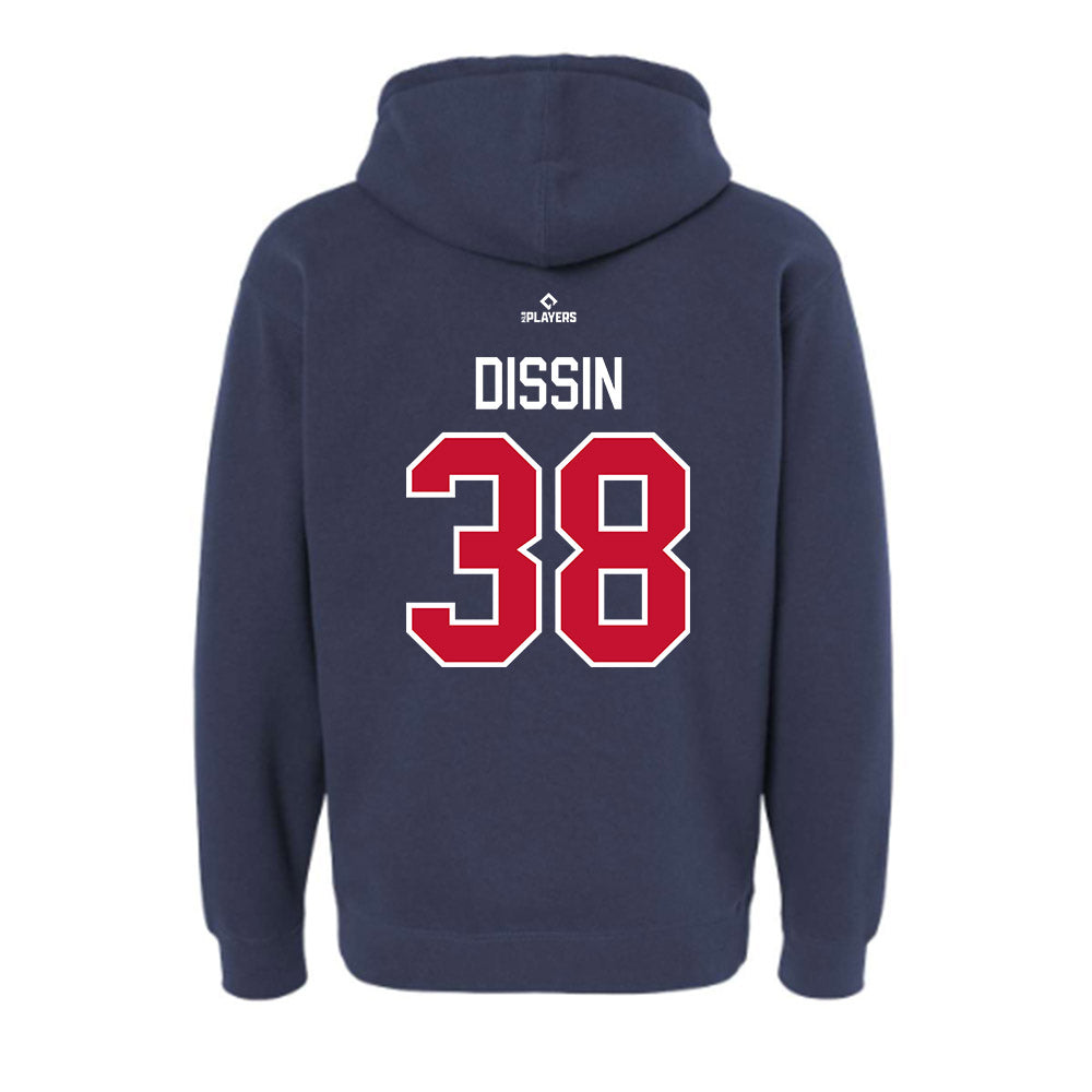 Lehigh IronPigs - MILB Baseball : Jordan Dissin - Hooded Pullover Sweatshirt-1