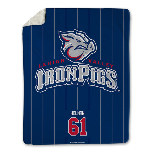 Lehigh IronPigs - MILB Baseball : Grant Holman - Blanket-0
