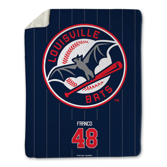Louisville Bats - MILB Baseball : Jose Franco - Blanket-0