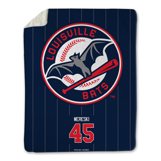 Louisville Bats - MILB Baseball : Ben Wereski - Blanket-0
