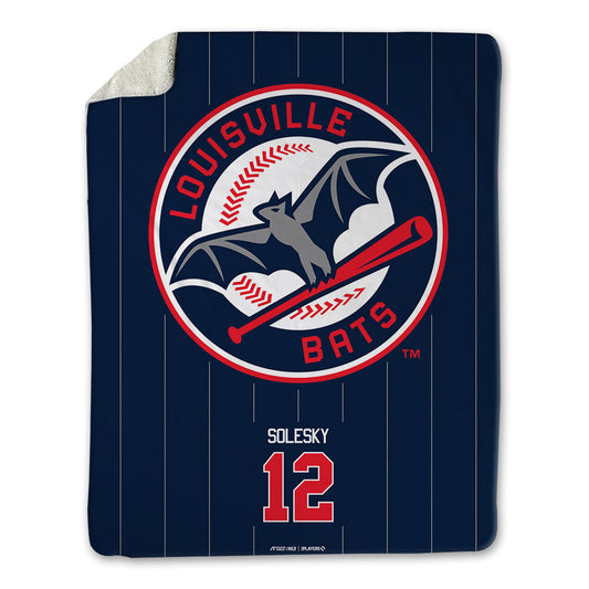 Louisville Bats - MILB Baseball : Chase Solesky - Blanket-0