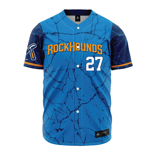 Midland RockHounds - MILB Baseball : Kenya Huggins - Jersey-0