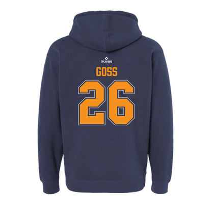 Midland RockHounds - MILB Baseball : JJ Goss - Hooded Pullover Sweatshirt-1