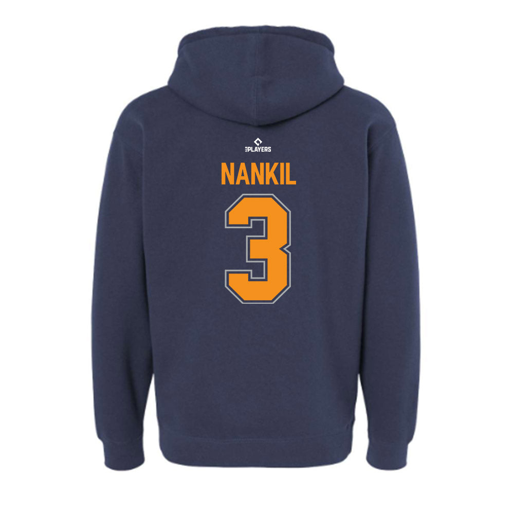 Midland RockHounds - MILB Baseball : Nate Nankil - Hooded Pullover Sweatshirt-1