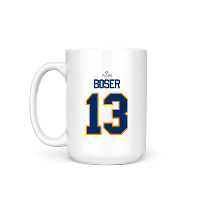 Midland RockHounds - MILB Baseball : Bobby Boser - Coffee Mug-1
