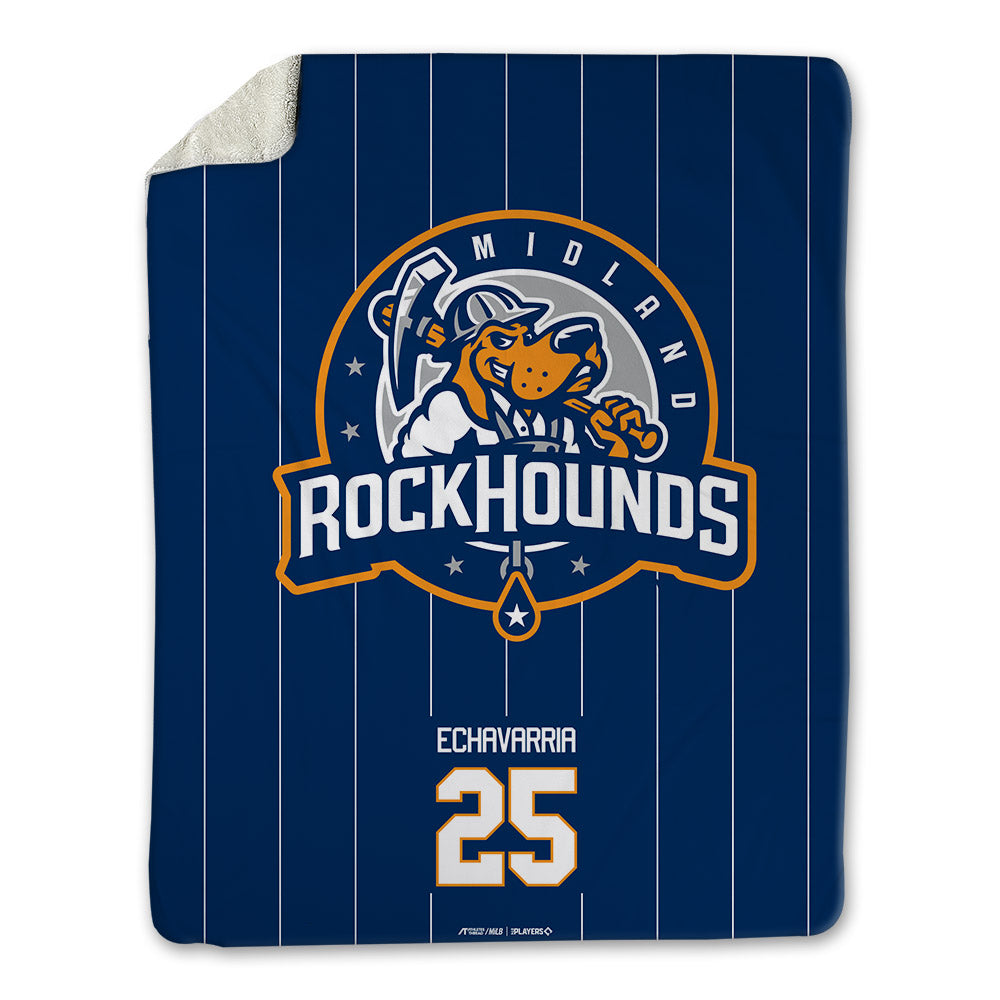 Midland RockHounds - MILB Baseball : Steven Echavarria - Blanket-0