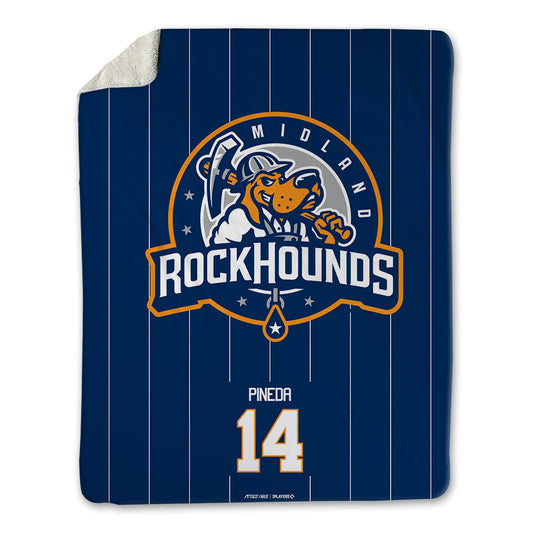 Midland RockHounds - MILB Baseball : Pedro Pineda - Blanket-0