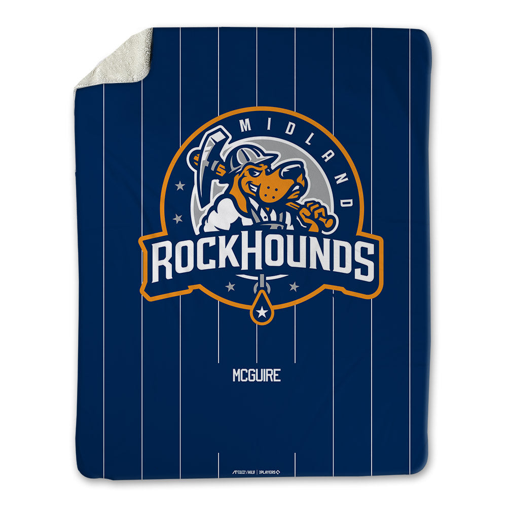 Midland RockHounds - MILB Baseball : Shane McGuire - Blanket-0