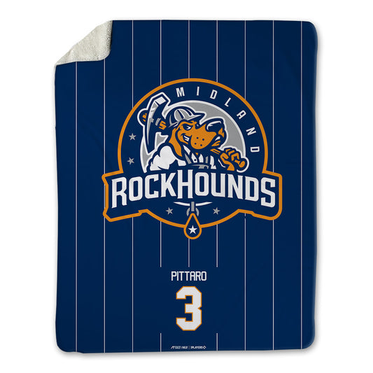Midland RockHounds - MILB Baseball : C.J. Pittaro - Blanket-0