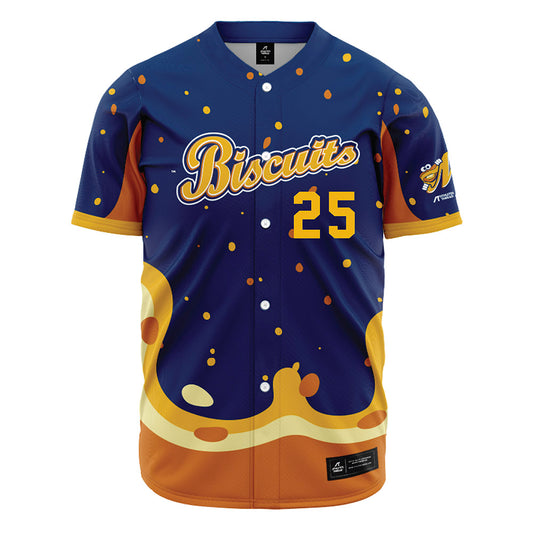 Montgomery Biscuits - MILB Baseball : Garrett Edwards - Jersey-0