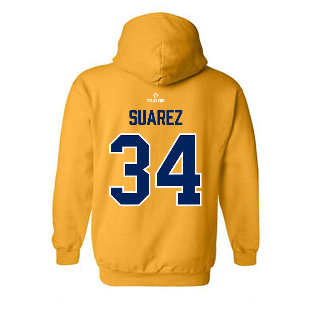 Montgomery Biscuits - MILB Baseball : Santiago Suarez - Hooded Sweatshirt-1