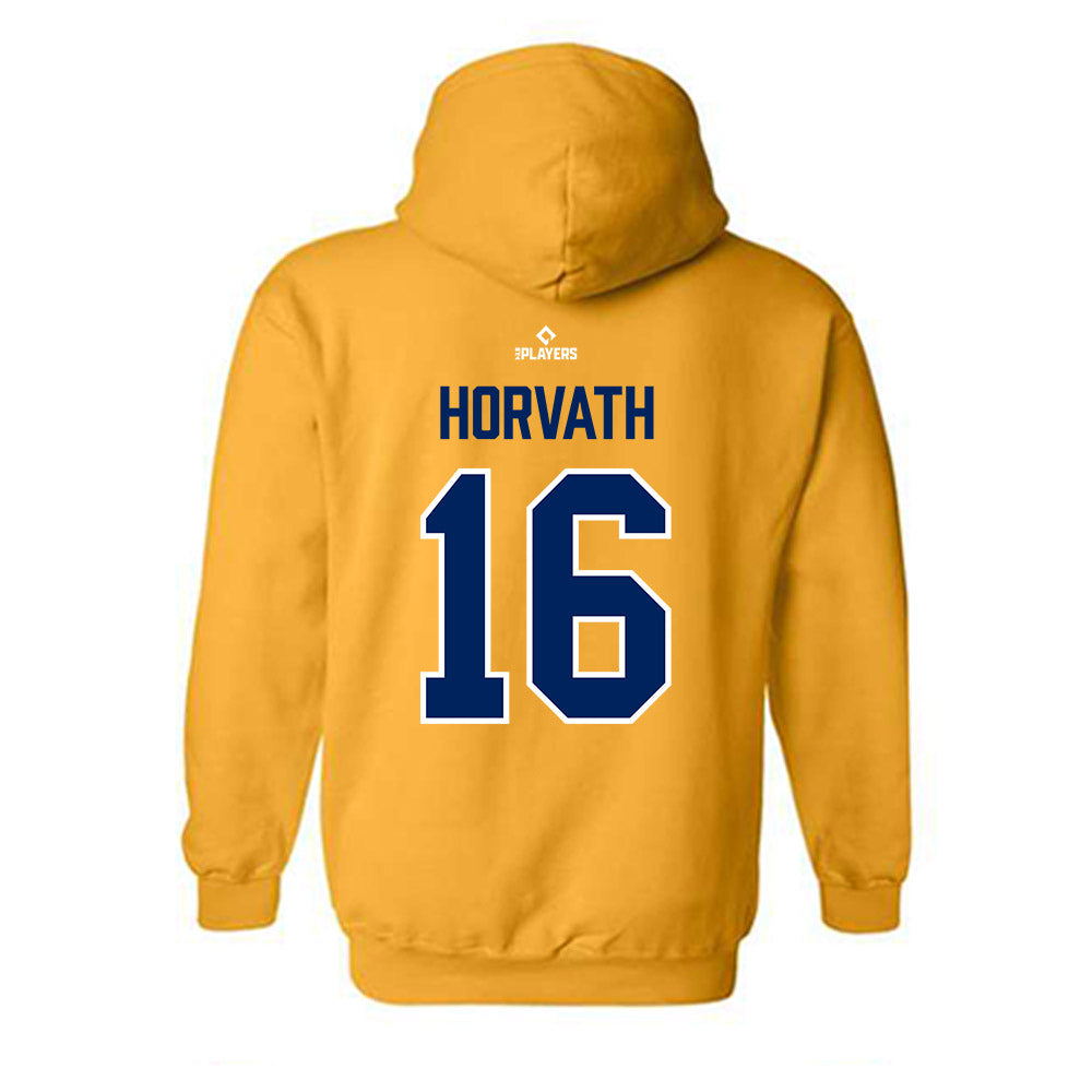 Montgomery Biscuits - MILB Baseball : Mac Horvath - Hooded Sweatshirt-1