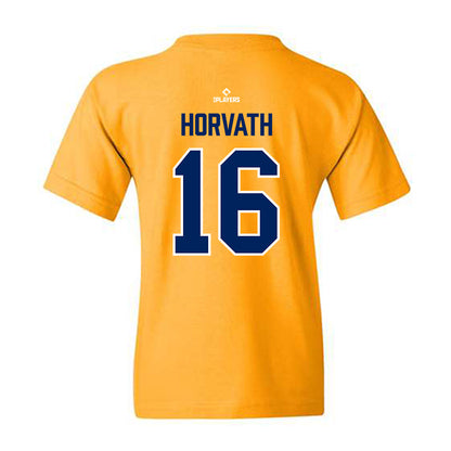 Montgomery Biscuits - MILB Baseball : Mac Horvath - Youth T-Shirt-1