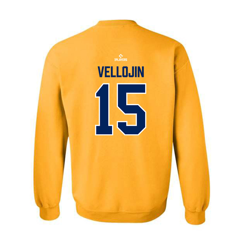 Montgomery Biscuits - MILB Baseball : Daniel Vellojin - Crewneck Sweatshirt-1