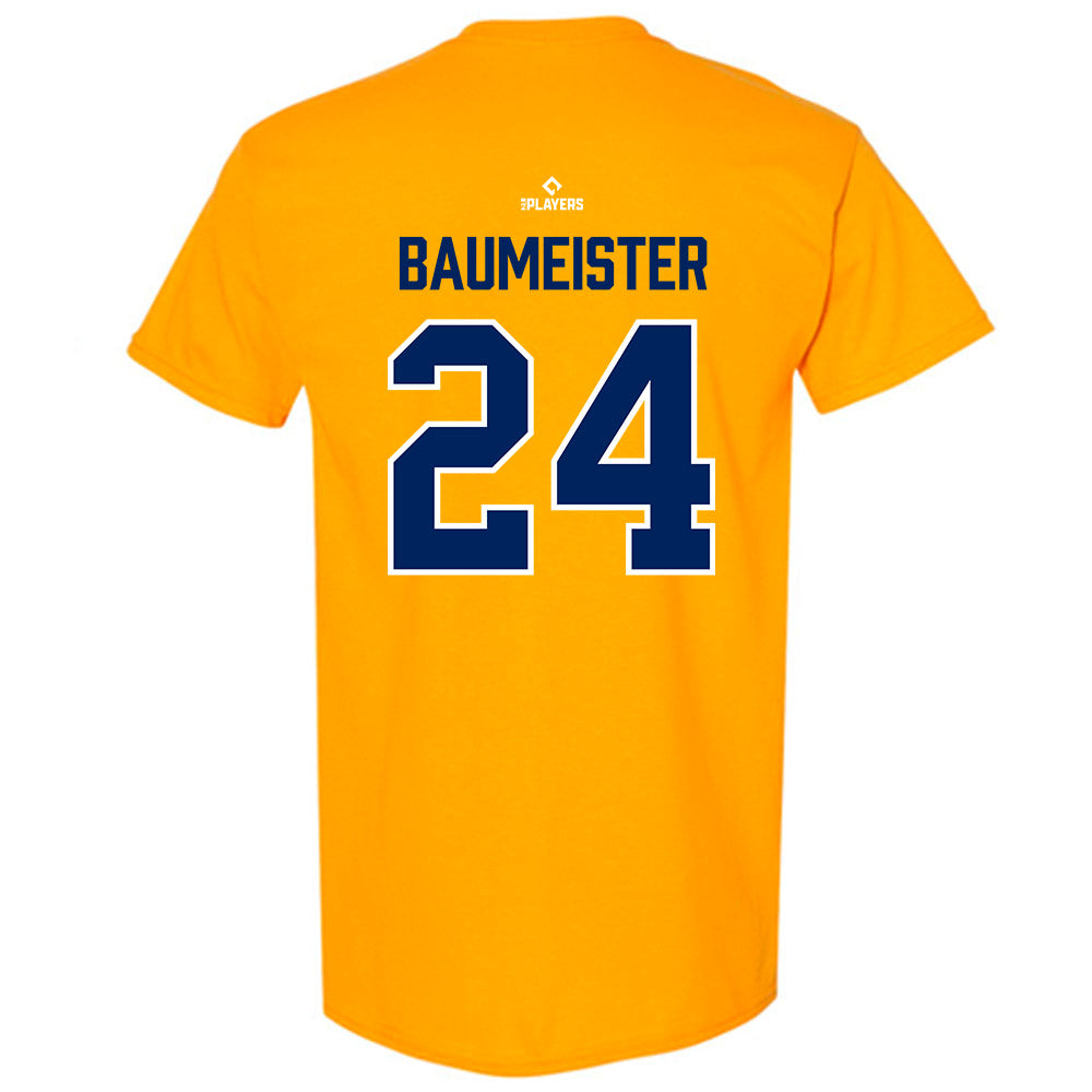 Montgomery Biscuits - MILB Baseball : Jackson Baumeister - T-Shirt-1