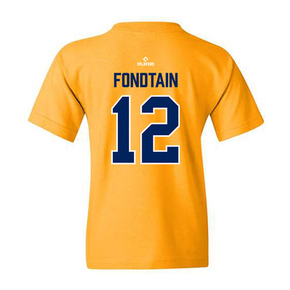 Montgomery Biscuits - MILB Baseball : T.J. Fondtain - Youth T-Shirt-1