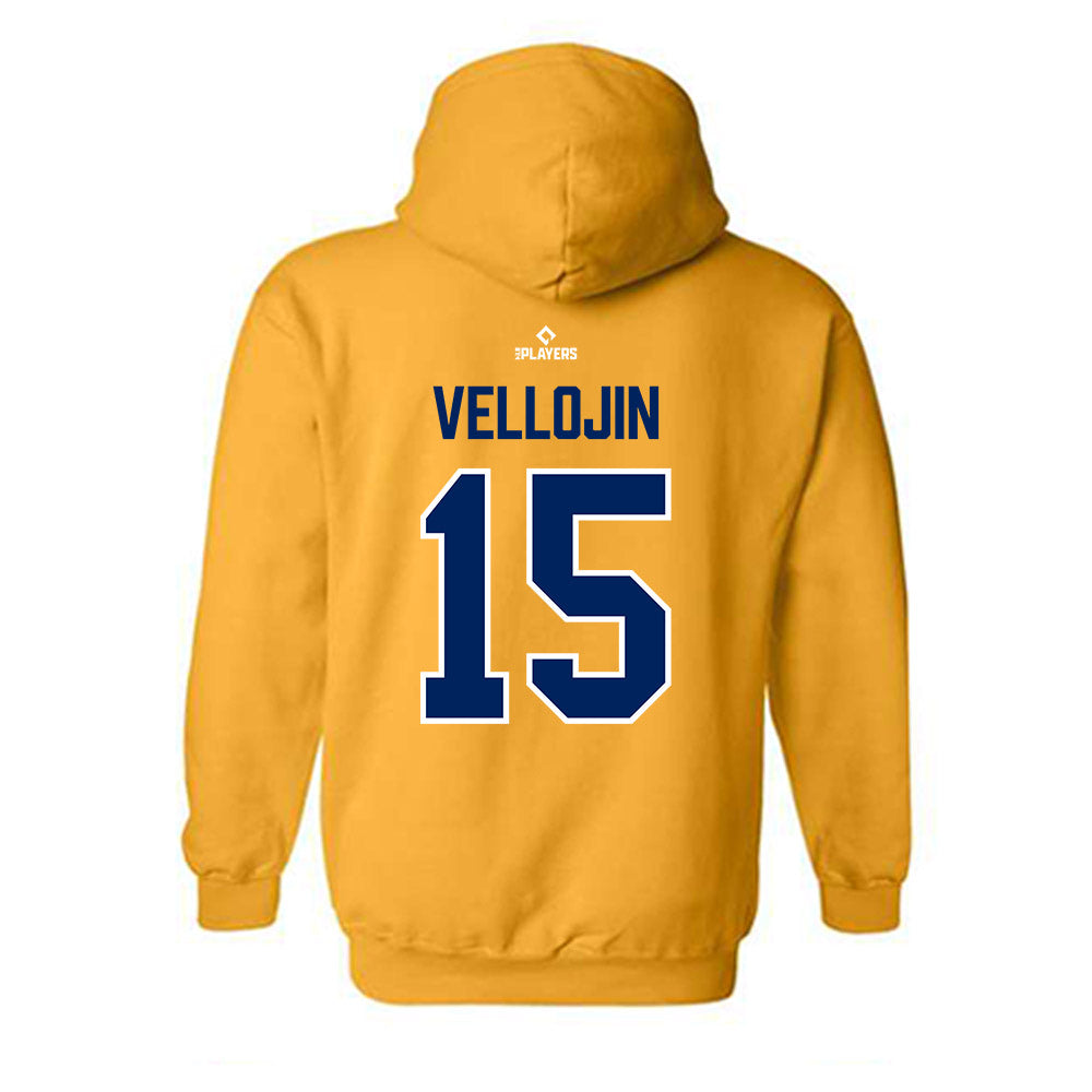 Montgomery Biscuits - MILB Baseball : Daniel Vellojin - Hooded Sweatshirt-1
