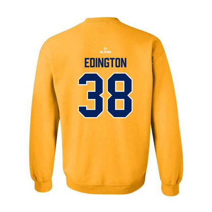 Montgomery Biscuits - MILB Baseball : Derrick Edington - Crewneck Sweatshirt-1