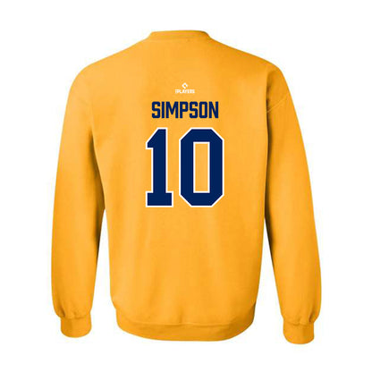 Montgomery Biscuits - MILB Baseball : Will Simpson - Crewneck Sweatshirt-1