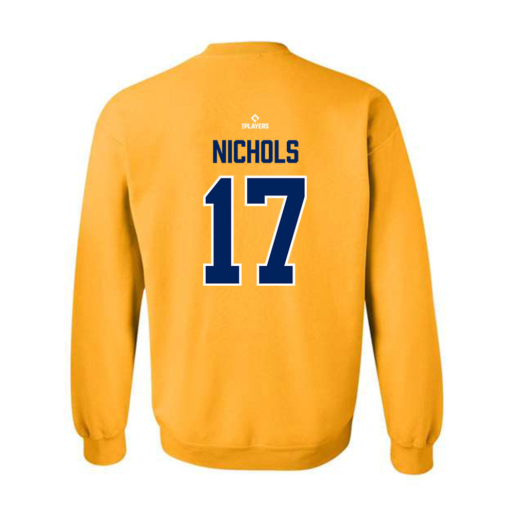 Montgomery Biscuits - MILB Baseball : TJ Nichols - Crewneck Sweatshirt-1