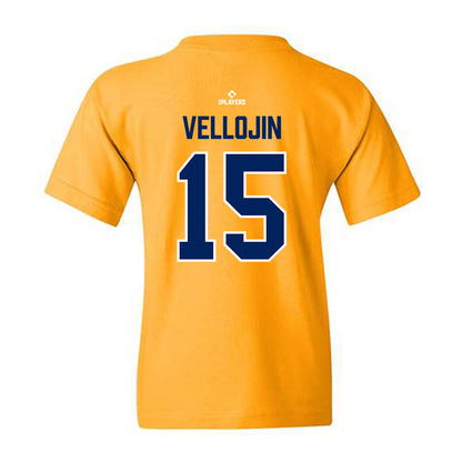 Montgomery Biscuits - MILB Baseball : Daniel Vellojin - Youth T-Shirt-1