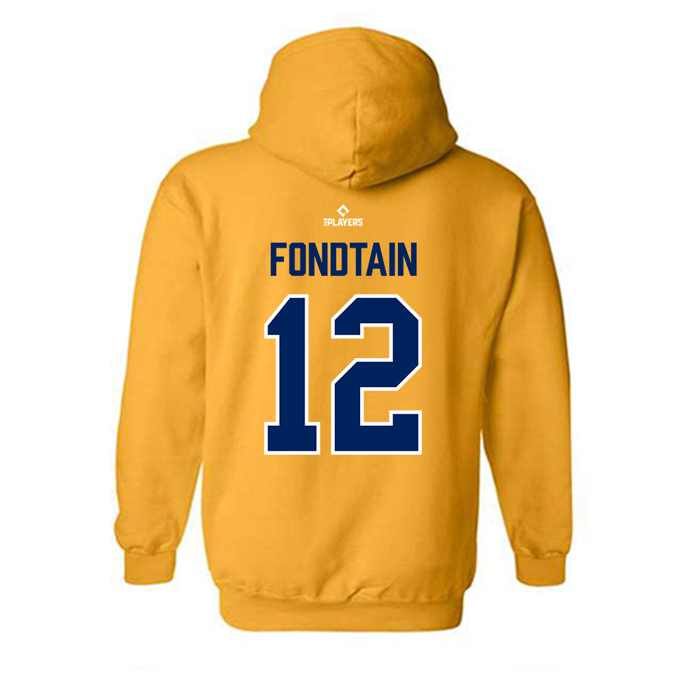 Montgomery Biscuits - MILB Baseball : T.J. Fondtain - Hooded Sweatshirt-1
