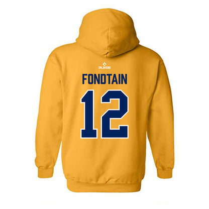 Montgomery Biscuits - MILB Baseball : T.J. Fondtain - Hooded Sweatshirt-1