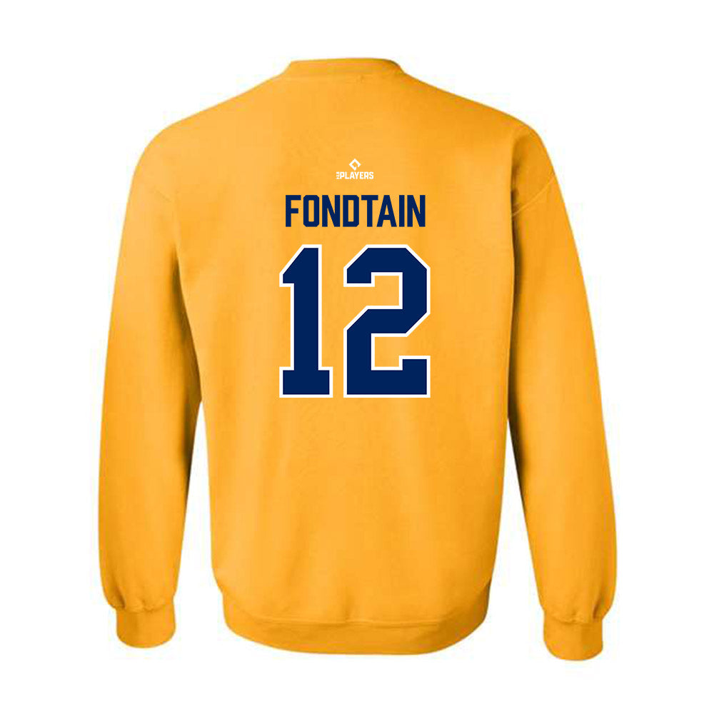 Montgomery Biscuits - MILB Baseball : T.J. Fondtain - Crewneck Sweatshirt-1