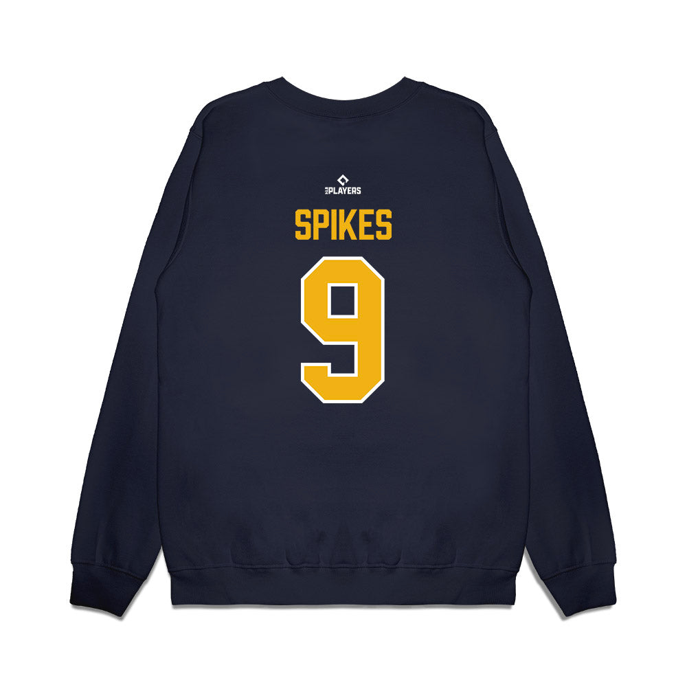Montgomery Biscuits - MILB Baseball : Ryan Spikes - Premium Crewneck Sweatshirt-1