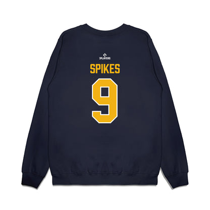 Montgomery Biscuits - MILB Baseball : Ryan Spikes - Premium Crewneck Sweatshirt-1