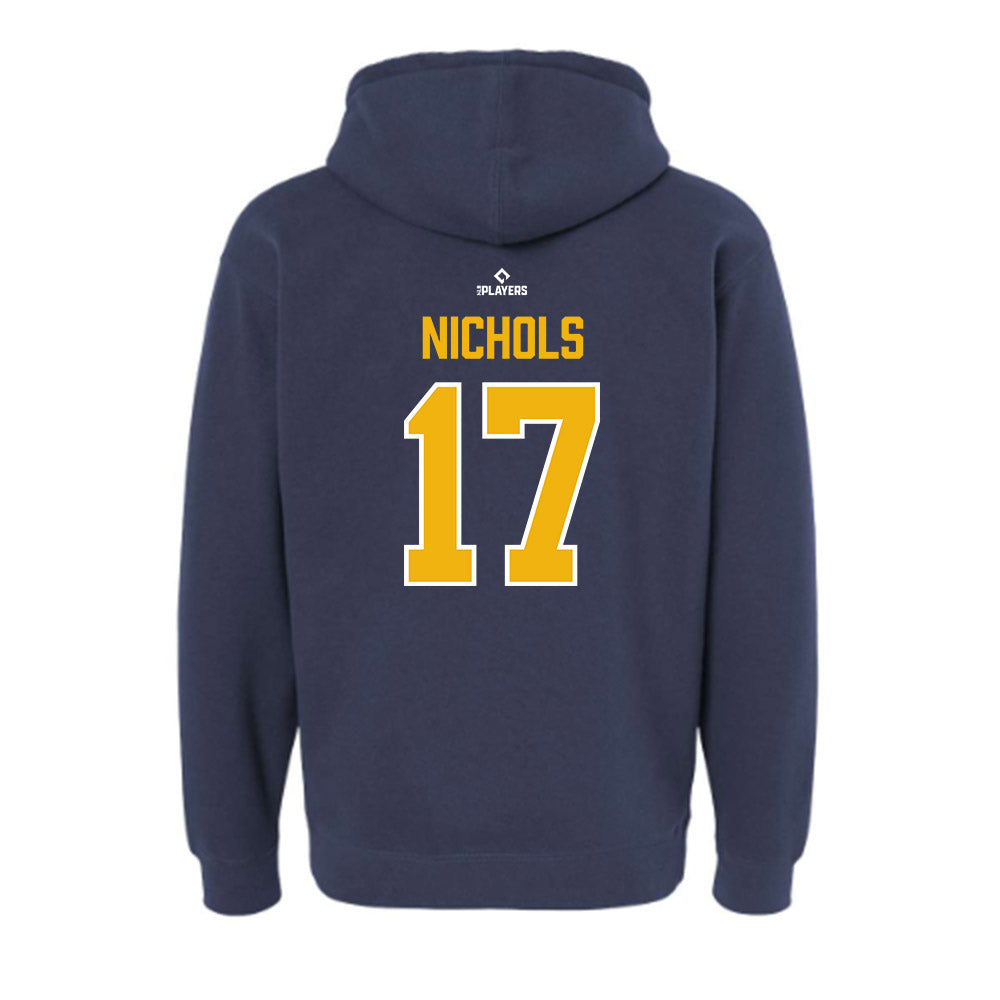 Montgomery Biscuits - MILB Baseball : TJ Nichols - Hooded Pullover Sweatshirt-1