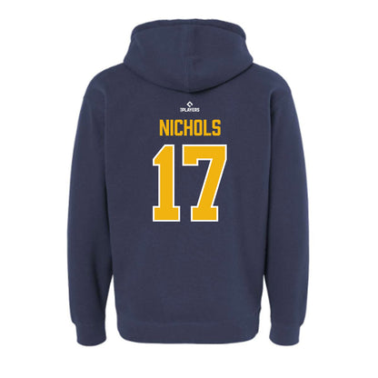 Montgomery Biscuits - MILB Baseball : TJ Nichols - Hooded Pullover Sweatshirt-1