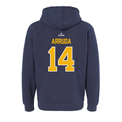 Montgomery Biscuits - MILB Baseball : J.T. Arruda - Hooded Pullover Sweatshirt-1