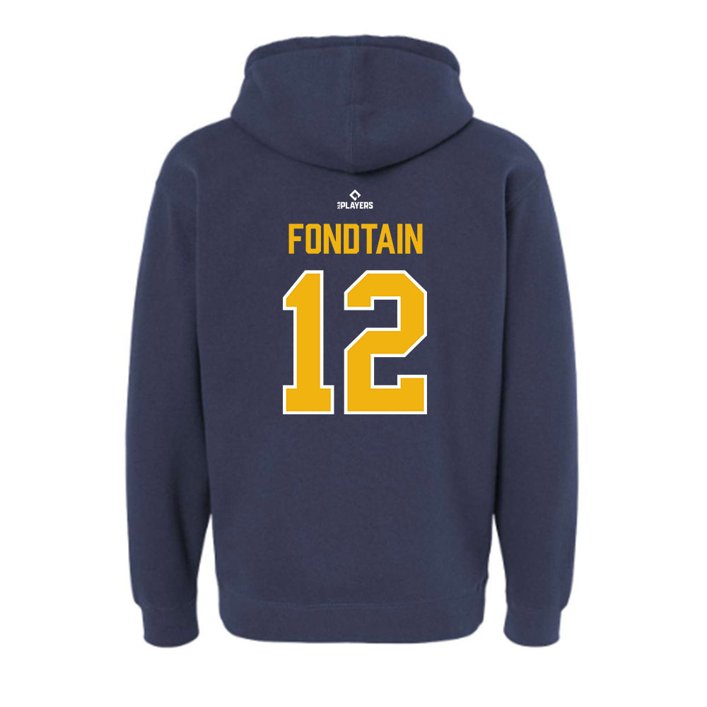 Montgomery Biscuits - MILB Baseball : T.J. Fondtain - Hooded Pullover Sweatshirt-1
