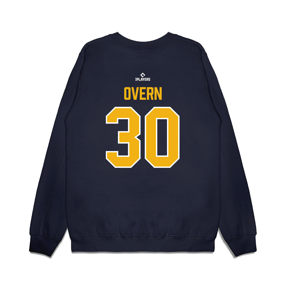 Montgomery Biscuits - MILB Baseball : Austin Overn - Premium Crewneck Sweatshirt-1