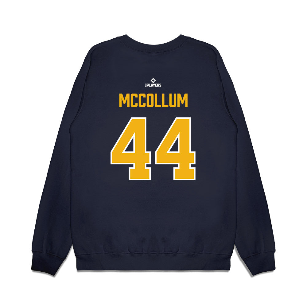 Montgomery Biscuits - MILB Baseball : Tommy McCollum - Premium Crewneck Sweatshirt-1