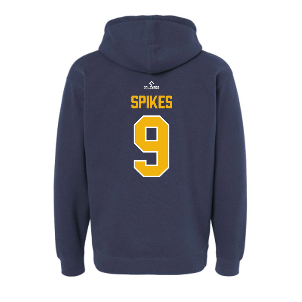 Montgomery Biscuits - MILB Baseball : Ryan Spikes - Hooded Pullover Sweatshirt-1