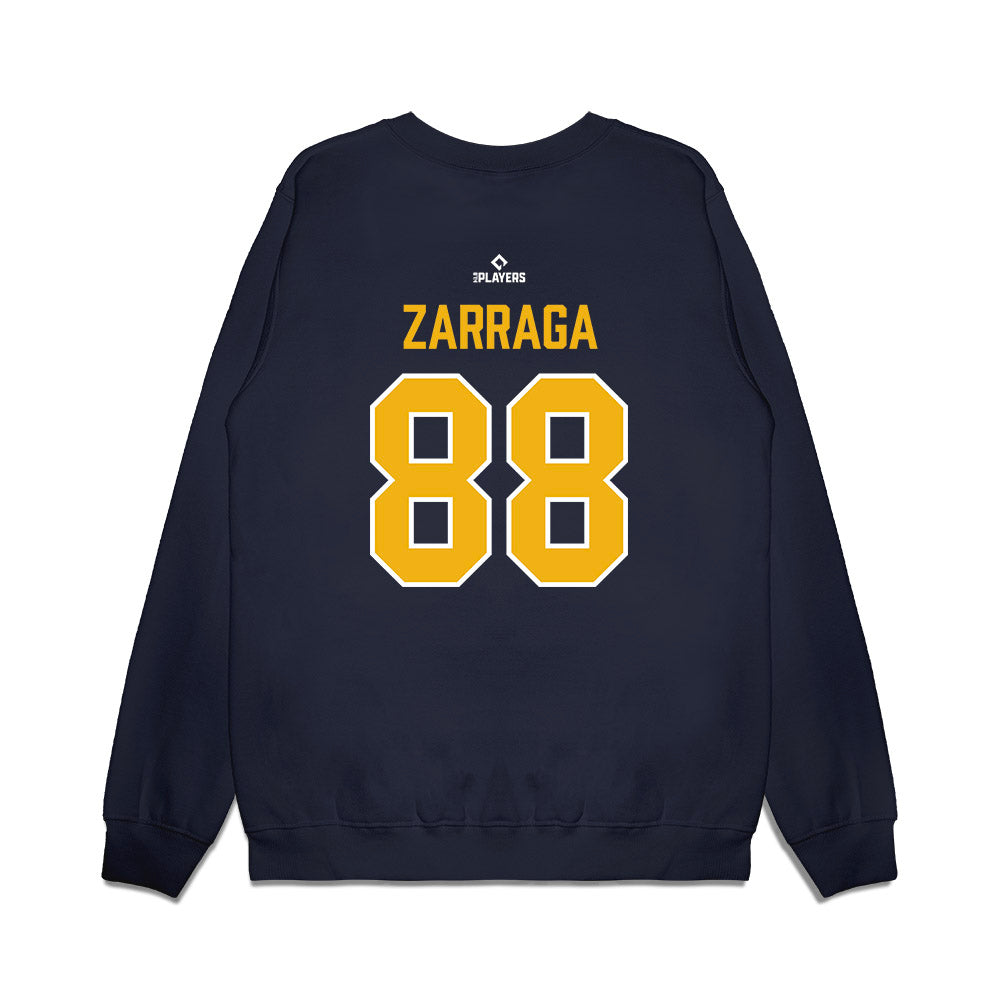 Montgomery Biscuits - MILB Baseball : Alfredo Zarraga - Premium Crewneck Sweatshirt-1