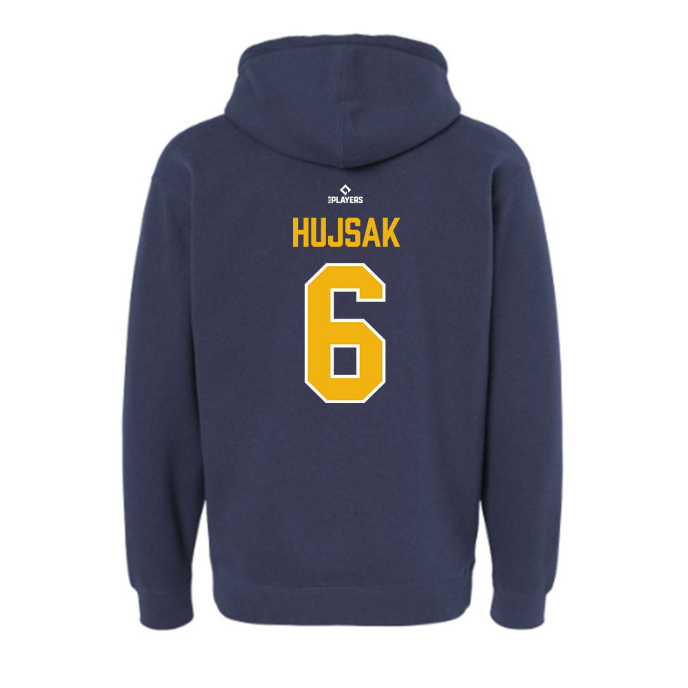 Montgomery Biscuits - MILB Baseball : Connor Hujsak - Hooded Pullover Sweatshirt-1