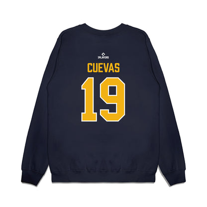 Montgomery Biscuits - MILB Baseball : Jonny Cuevas - Premium Crewneck Sweatshirt-1