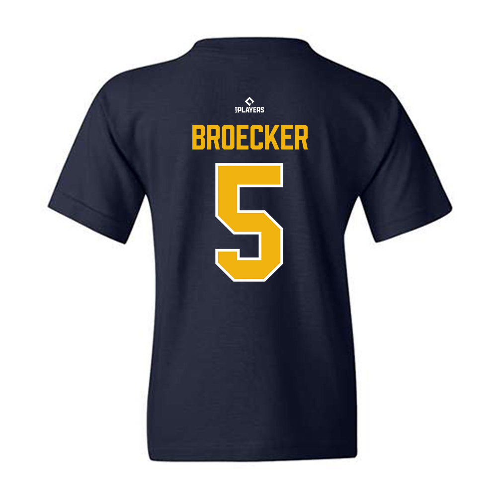 Montgomery Biscuits - MILB Baseball : Bryan Broecker - Youth T-Shirt-1