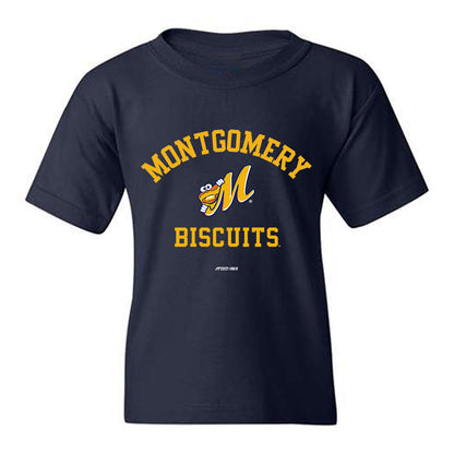 Montgomery Biscuits - MILB Baseball : Daniel Vellojin - Youth T-Shirt-0