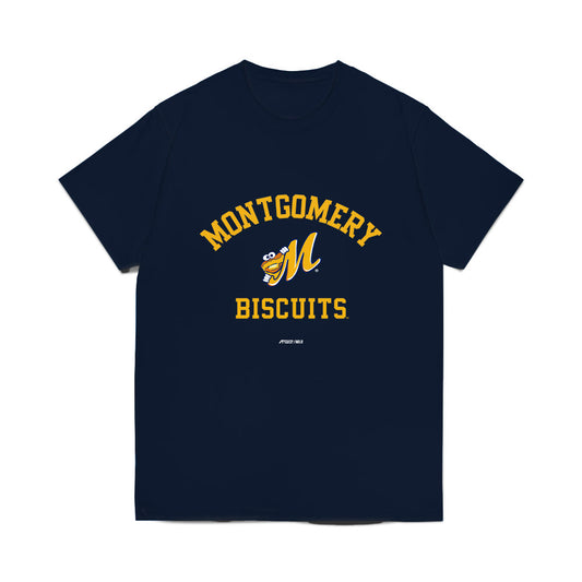 Montgomery Biscuits - MILB Baseball : Will Simpson - Comfort Colors T-Shirt-0
