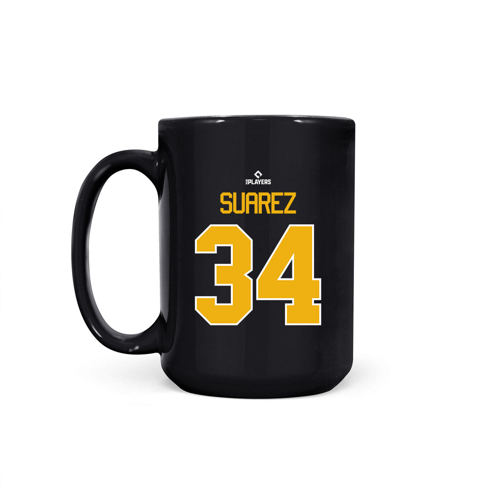 Montgomery Biscuits - MILB Baseball : Santiago Suarez - Coffee Mug-1