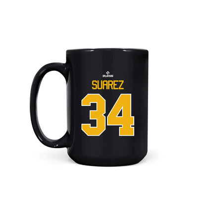 Montgomery Biscuits - MILB Baseball : Santiago Suarez - Coffee Mug-1