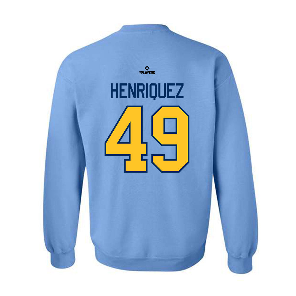 MB Pelicans - MILB Baseball : Jordan Henriquez - Crewneck Sweatshirt-1