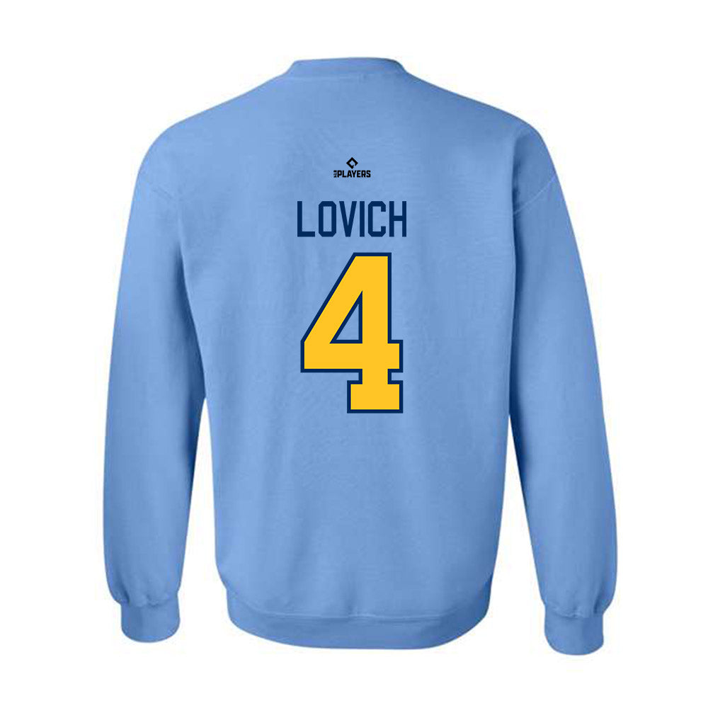 MB Pelicans - MILB Baseball : Eli Lovich - Crewneck Sweatshirt-1