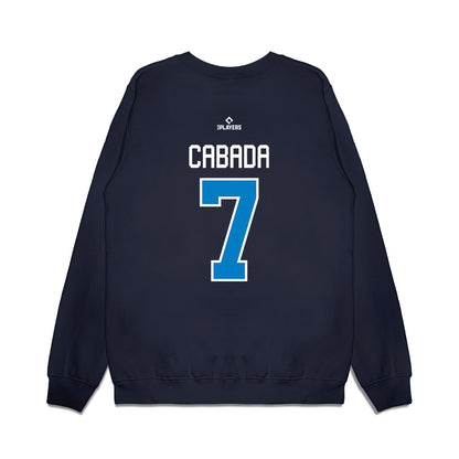 MB Pelicans - MILB Baseball : Juan Cabada - Premium Crewneck Sweatshirt-1