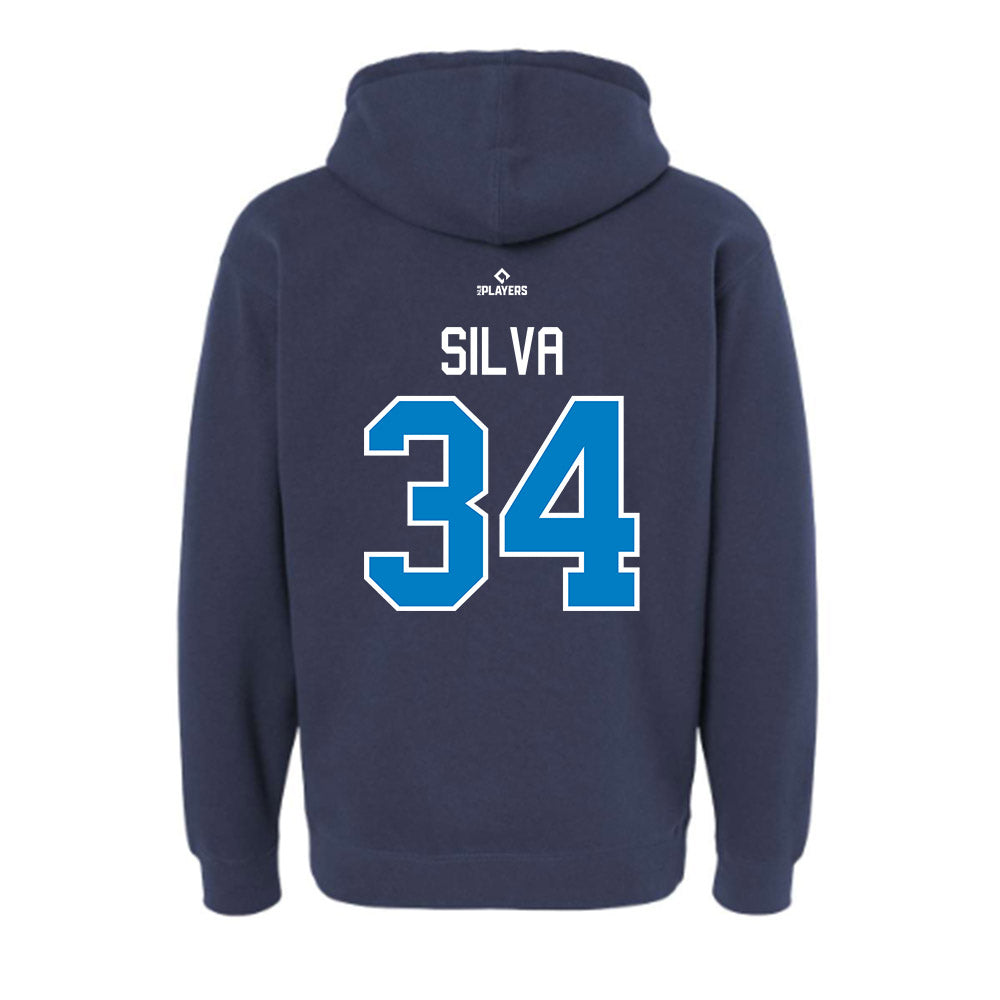 MB Pelicans - MILB Baseball : Jose Silva - Hooded Pullover Sweatshirt-1