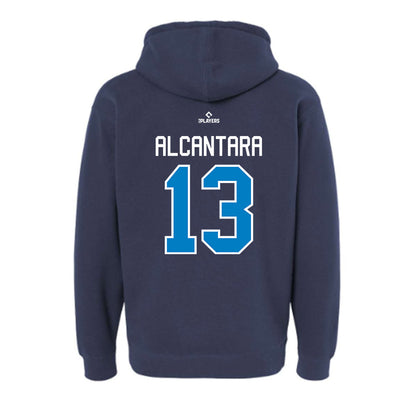MB Pelicans - MILB Baseball : Derik Alcantara - Hooded Pullover Sweatshirt-1